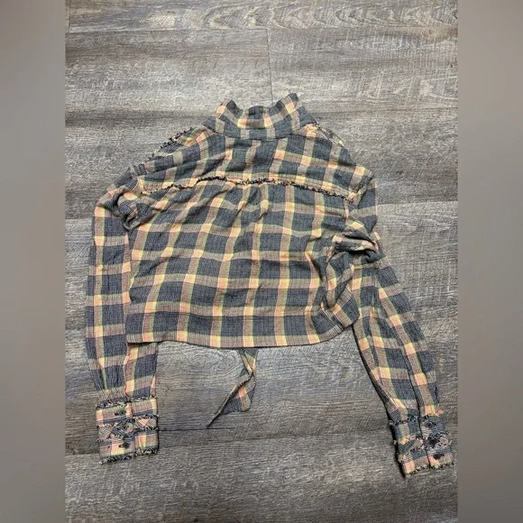 We the free Plaid Wrap Blouse - Picture 12 of 12